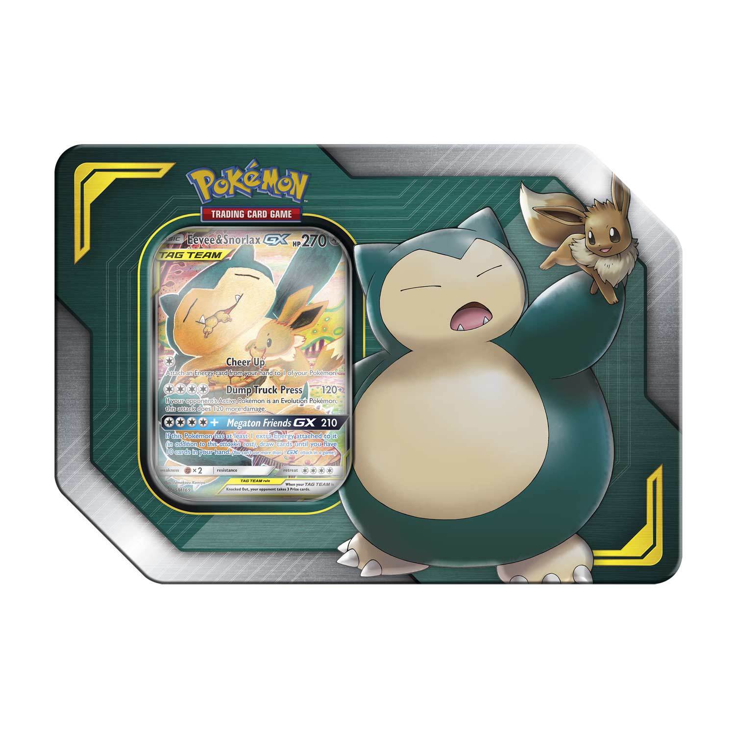 Tag Team Tin Eevee Snorlax Gx Spankys Card Shop