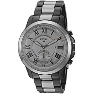 Fossil Hybrid Smartwatch - Q Grant Smoke Stainless Steel FTW1139