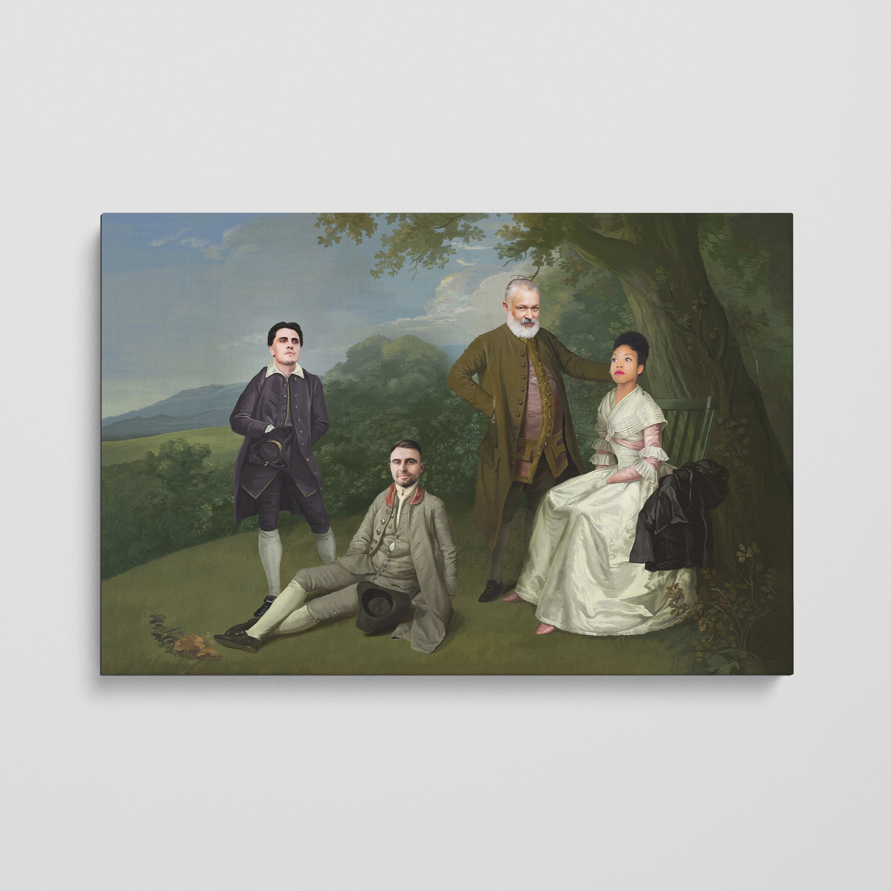 Image of The Family Picnic - Custom Canvas