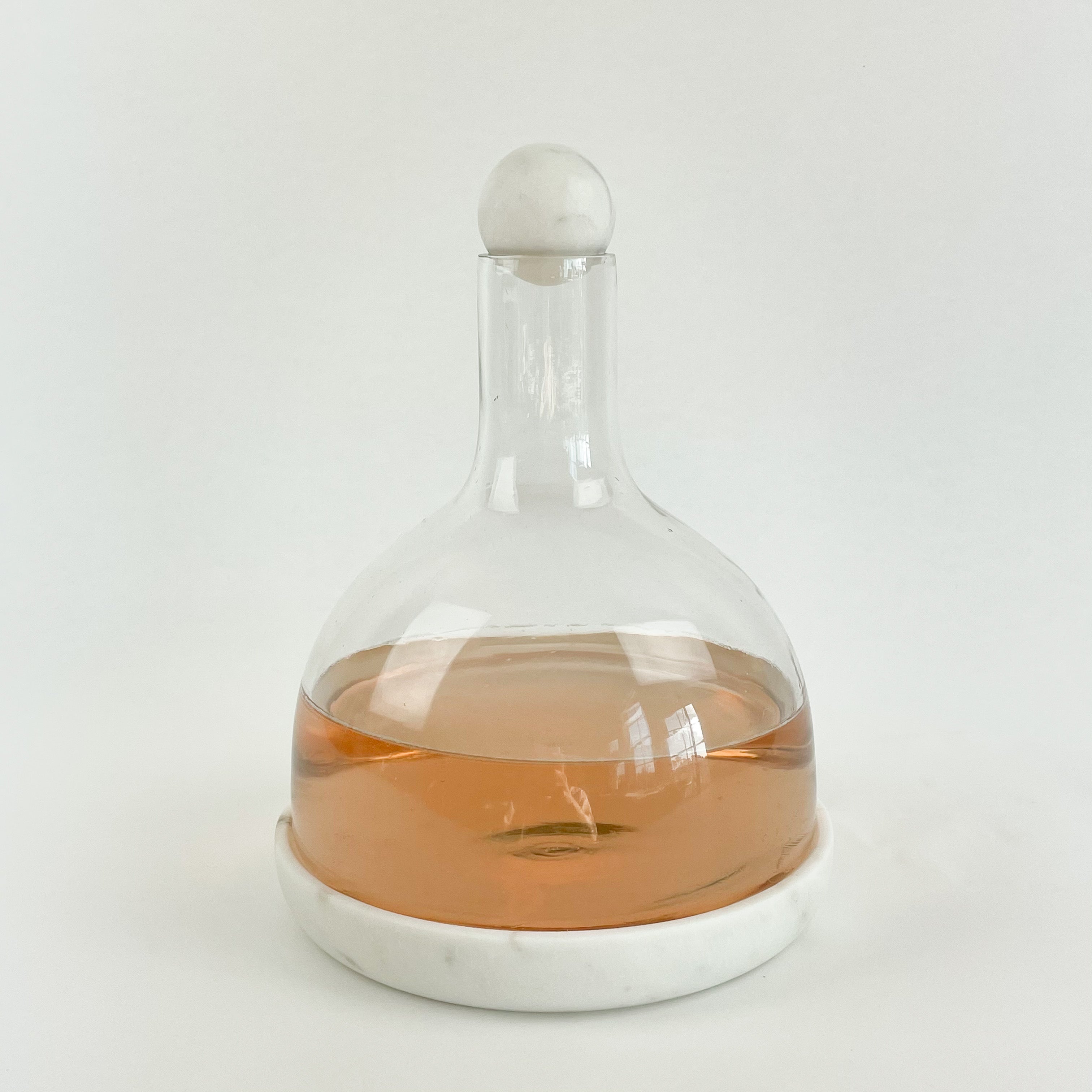 Glass + Marble Decanter