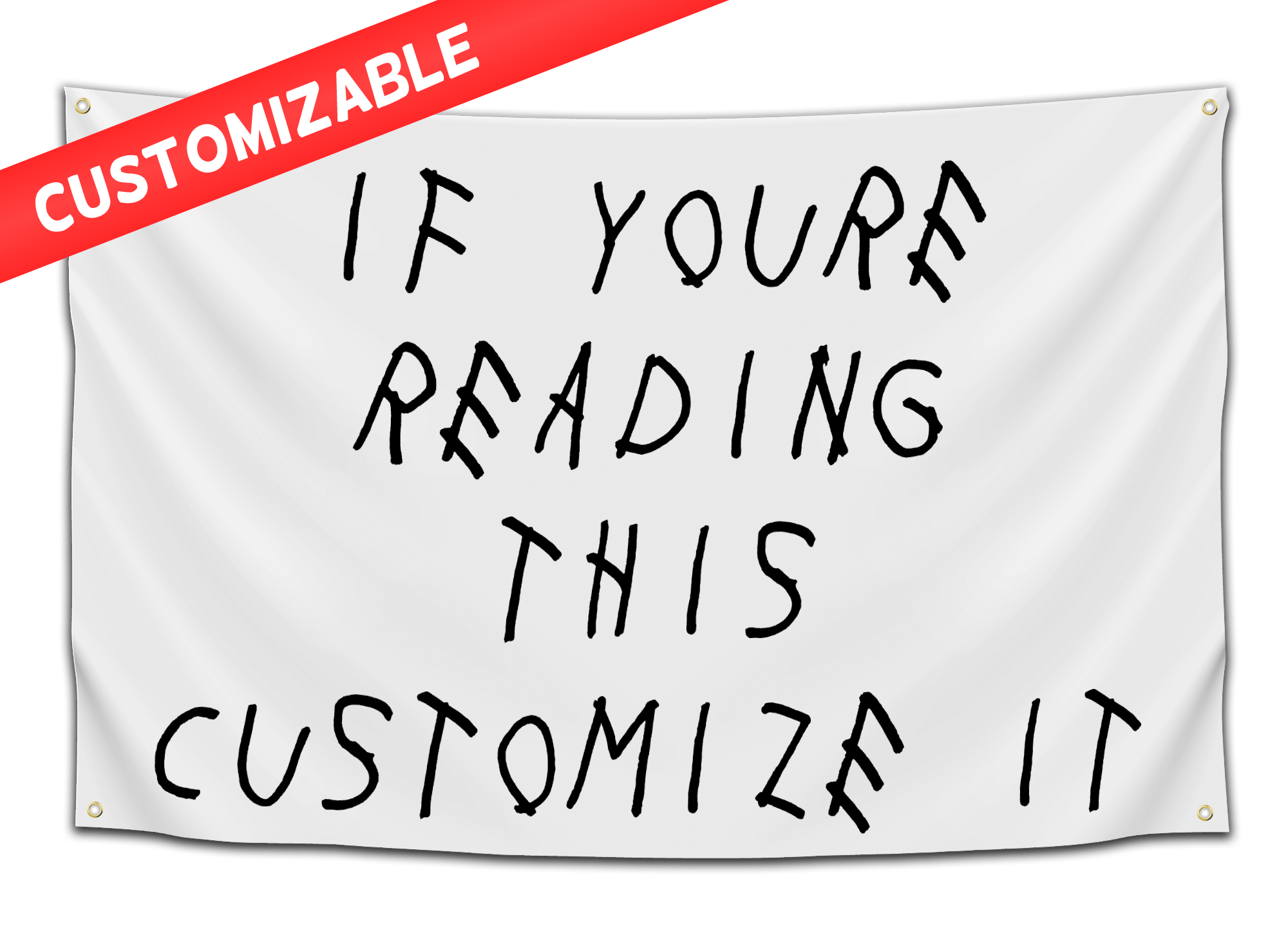 If Youre Reading This Custom Template Flag CollegeWares Dorm Frat