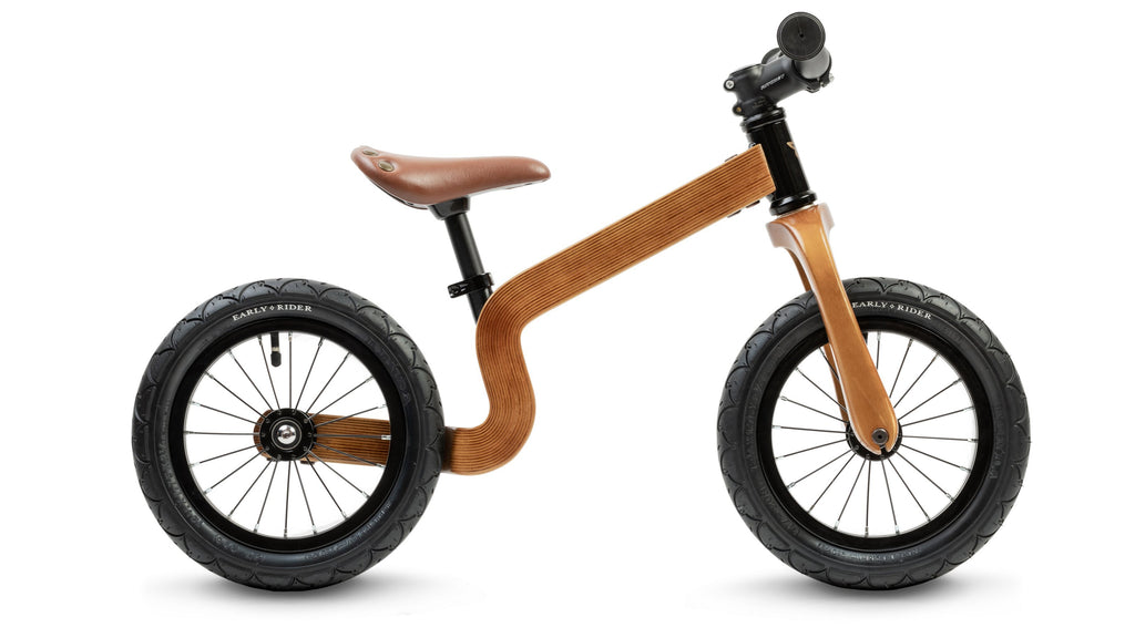 wooden bike without pedals