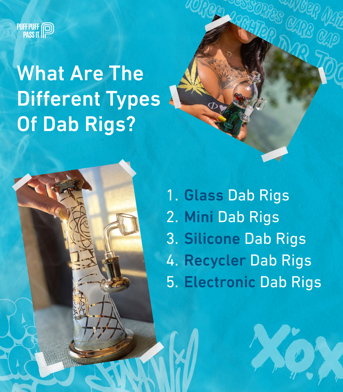 What are the different types of dab rigs?