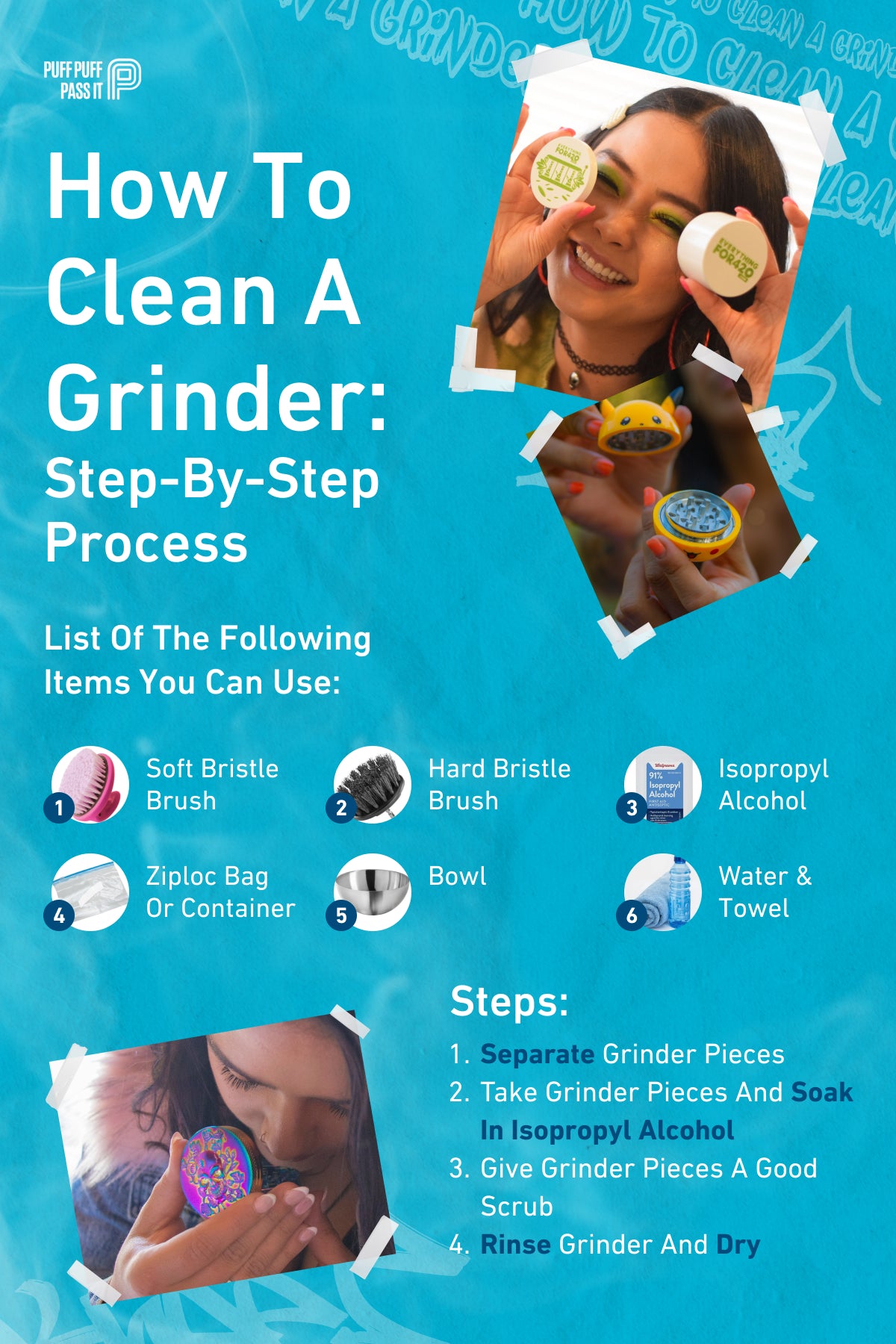 How to clean a grinder: step-by-step process