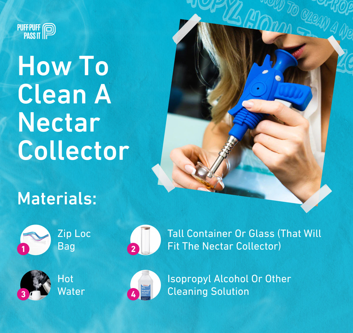 How to clean a nectar collector