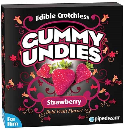 Edible Crotchless Gummy Panties Strawberry Her Bold Flavor Hot Sexy B Day  Gift