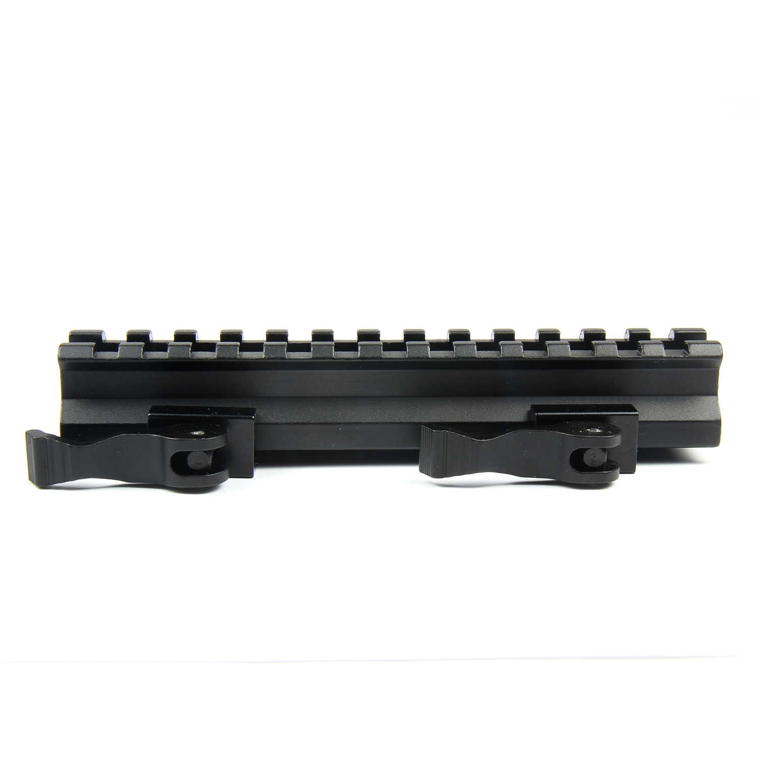 Quick Release 14 Slot Double Dual See Through Riser Picatinny Rail Mou ...