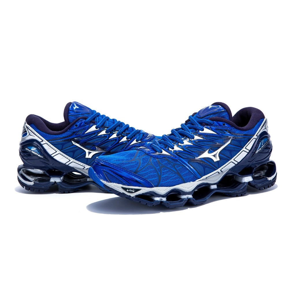 mizuno pro 7 azul e branco