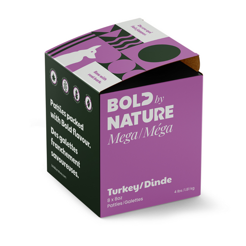 bold by nature raw dog food