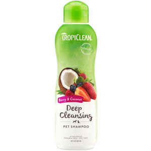 TropiClean Deep Cleansing Shampoo Berry & Coconut 20oz