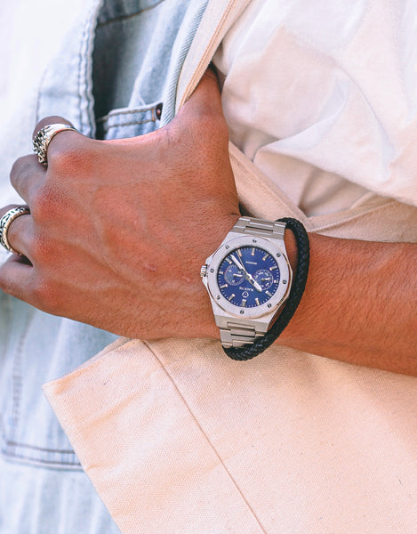 Blue Stainless Watch for men