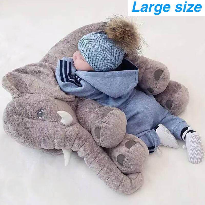 big soft elephant pillow