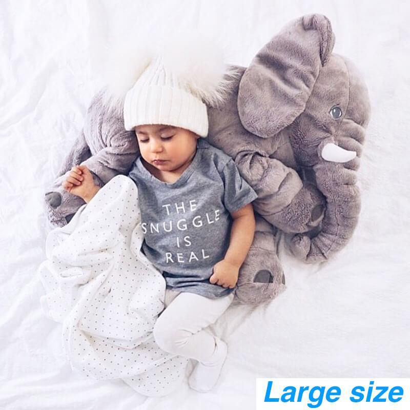 elephant baby cuddle pillow