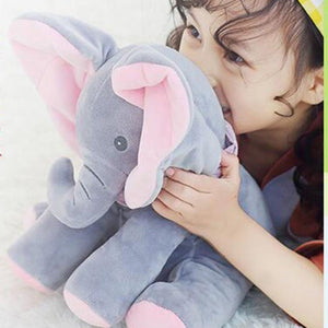 peek a boo elephant doll