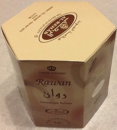 Rawan - 6ml (.2oz) Roll-on Perfume Oil by Al-Rehab (Box of 6)