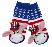 Messy Moose Socks, Stars & Stripes Donkey