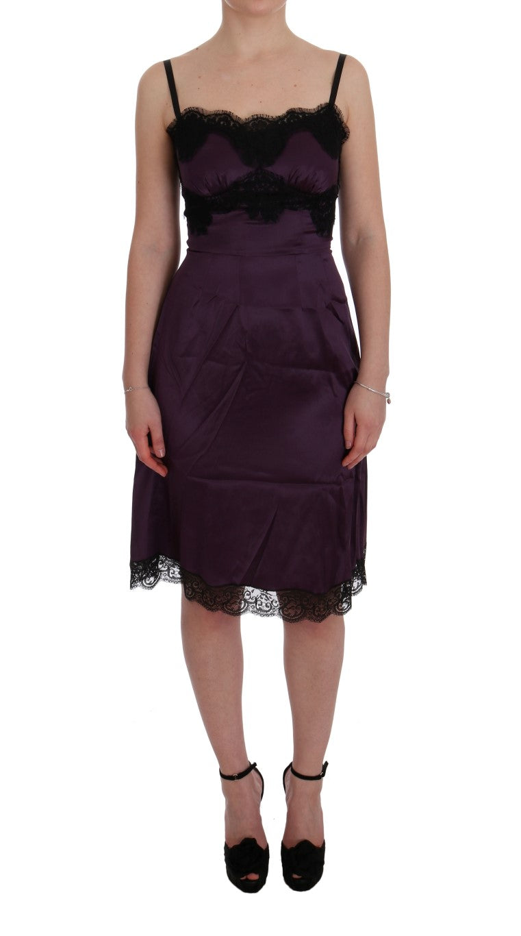 purple and black lace bridesmaid dresses