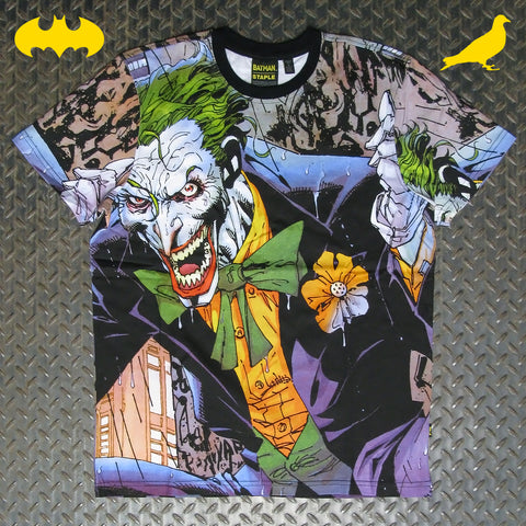 x Batman All Staple Comic T-Shirt Over Envisionsinc Print –