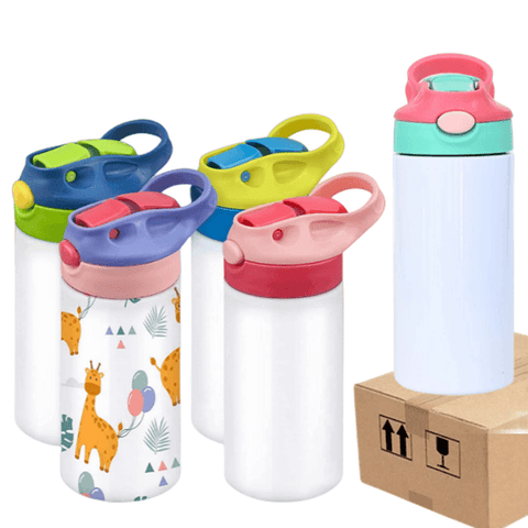 8oz Tumbler Sublimation Blanks Sippy Bottle Stainless Steel