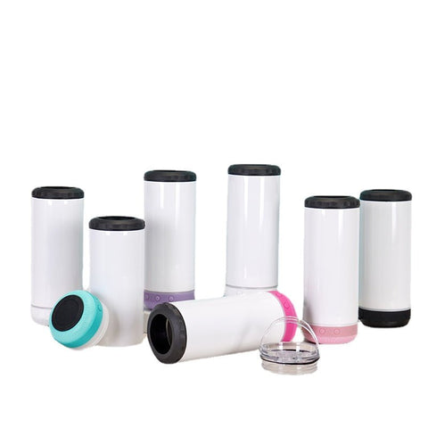 3 in 1 Can Cooler with dual lids - 15oz sublimation blanks straight 3 – My  Sublimation Superstore