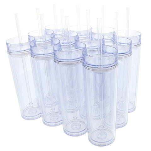 27 Pieces Skinny Tumbler Cups with Lids and Straws, Matte Pastel Colored  Acrylic Tumblers Set, Reusa…See more 27 Pieces Skinny Tumbler Cups with  Lids