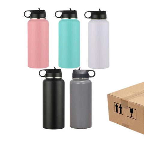 Creativity Sublimation Blanks Tumbler Water Bottle 500ml Stainless Steel  Straight Vacuum Flask Coffee Mug With LED Touch Display Temperature Gift  From Royalmart, $7.64