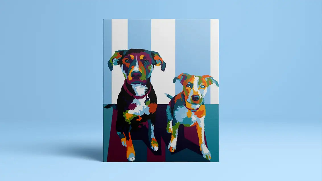custom pet paint by number