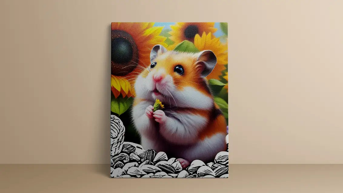 background of hamster art