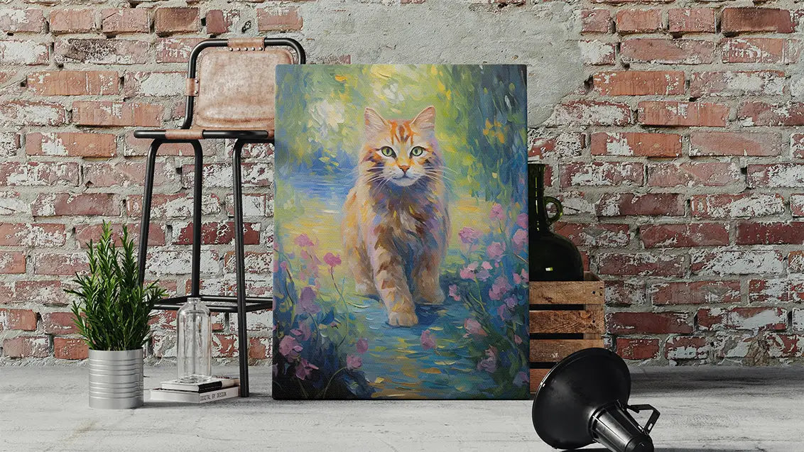 Layering the Fur in cat painting