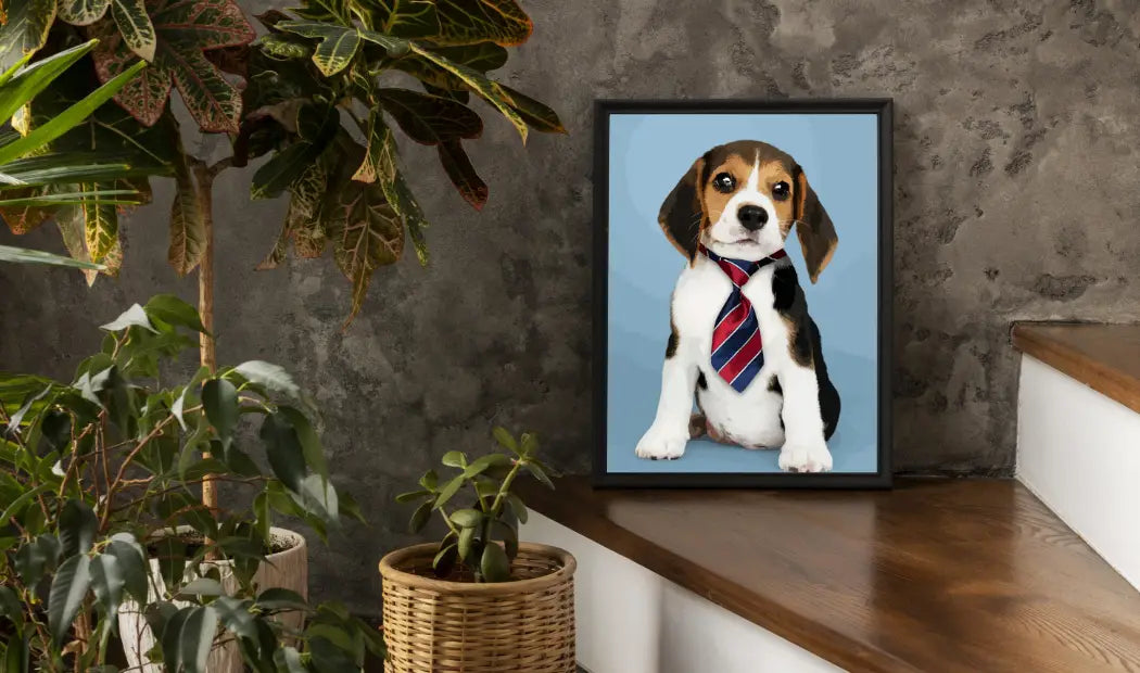 frame custom pet portraits