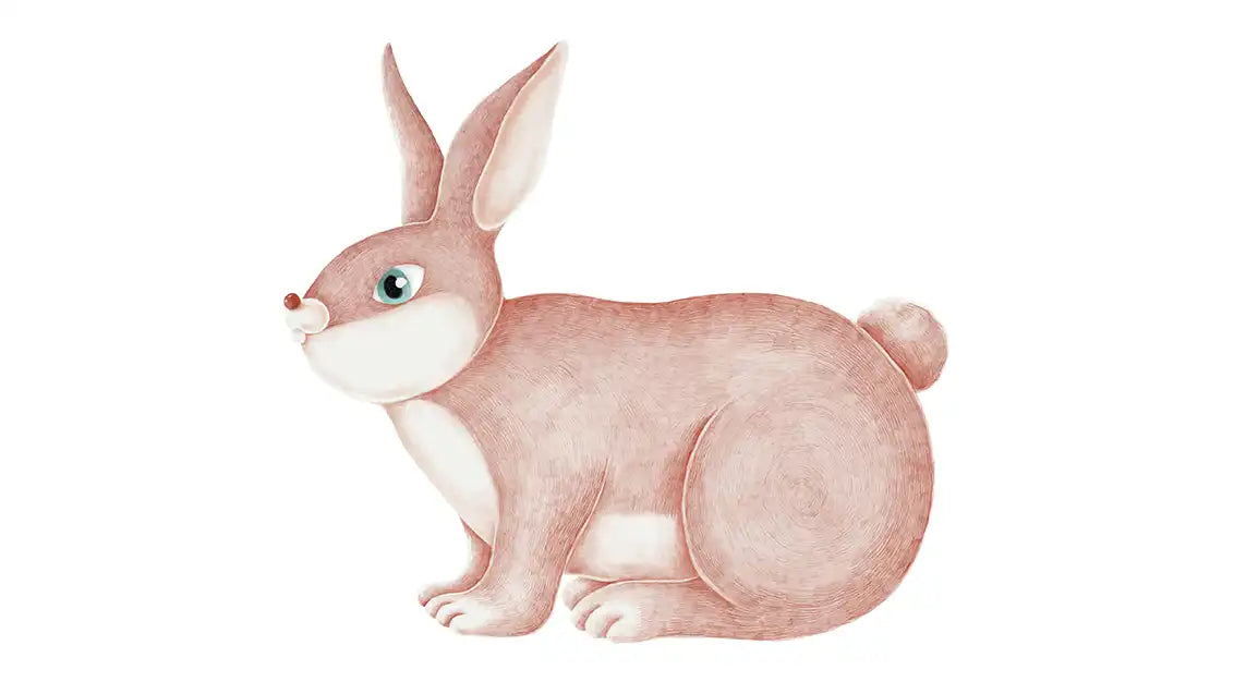 painting of rabbit