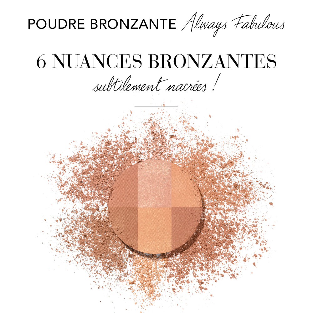 Poudre bronzante always fabulous 6 nuances