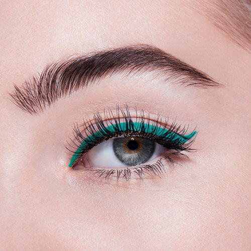 yeux trait eyeliner vert bourjois