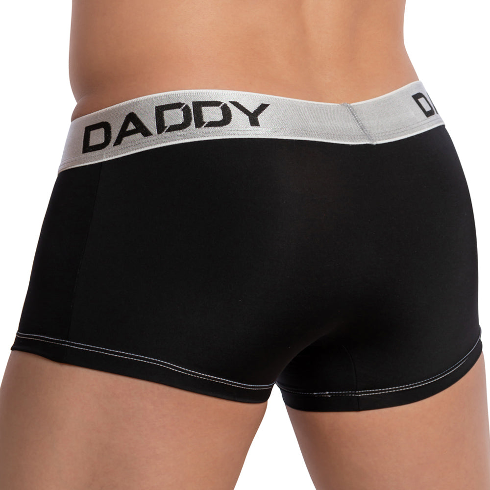 Daddy Underwear Boxer Trunk shorty Grey yellow sheer fabric DDG002