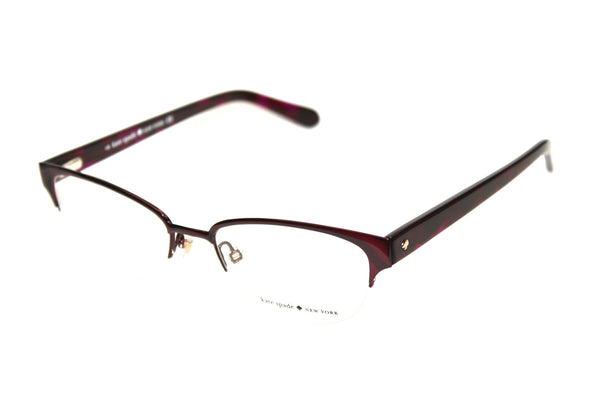 Kate Spade Shayla W45 Purple Havana – www.eyeglassdiscounter.com