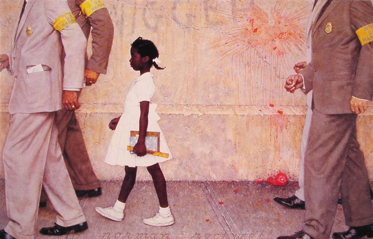 The Problem We All Live With par Norman Rockwell
