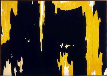 Pionnier de l'expressionnisme abstrait, les œuvres de Clyfford Still, telles que 1957-D No. 1 (1957), ont également contribué au développement du Color Field Painting.
