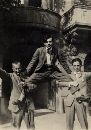 Hans Arp, Tristan Tzara (ci-dessus) et Hans Richter - Zurich, 1917