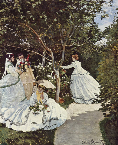 Claude Monet - Femmes au jardin (1866)