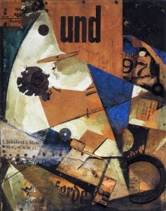 Incorporant du cuir, du métal, du liège et du grillage qu'il a récupéré dans les rues, Das Undbild (L'image et le tableau) (1919) de Kurt Schwitters est un exemple précoce de ses œuvres pionnières de Merz.