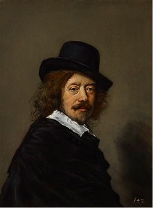 Portrait de l'artiste, d'après Frans Hals, vers 1650, Indianapolis Museum of Art. Il s'agit de l'une des 15 copies existantes d'un autoportrait original perdu.