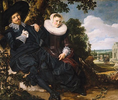 A Couple, probably Isaac Abrahamsz Massa and Beatrix van der Laen (1622)