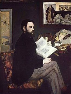 Édouard Manet : Portrait d'Émile Zola (1868)