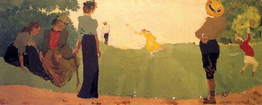 Édouard Vuillard : Jeu du volant (1892)