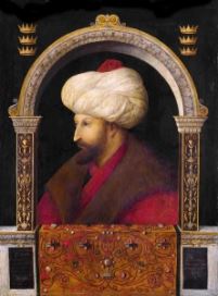 Le Sultan Mehmed II (1480) de Gentile Bellini a été largement admiré et copié dans toute l'Europe.