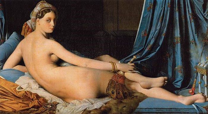 Jean-Auguste-Dominique Ingres: Grande Odalisque (1814)