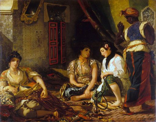 Eugène Delacroix : Femmes d'Alger dans leur appartement (1834)