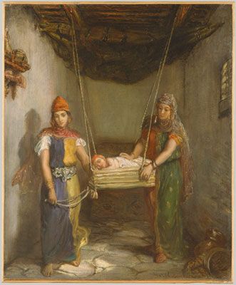 Théodore Chassériau : Scène dans le quartier juif de Constantine (1851)