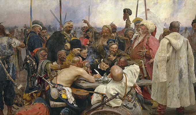La réponse des cosaques zaporozhiens au sultan Mehmed IV de l'Empire ottoman (1880-91)