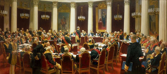 Séance solennelle du Conseil d'État du 7 mai 1901 marquant le centenaire de sa fondation (1903)